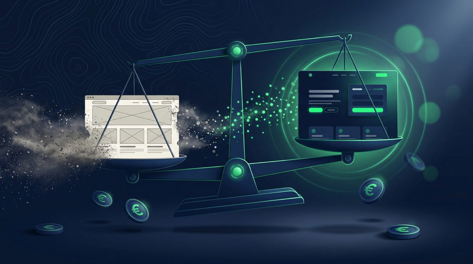 Illustration zur Kostenfrage einer Vereinswebsite